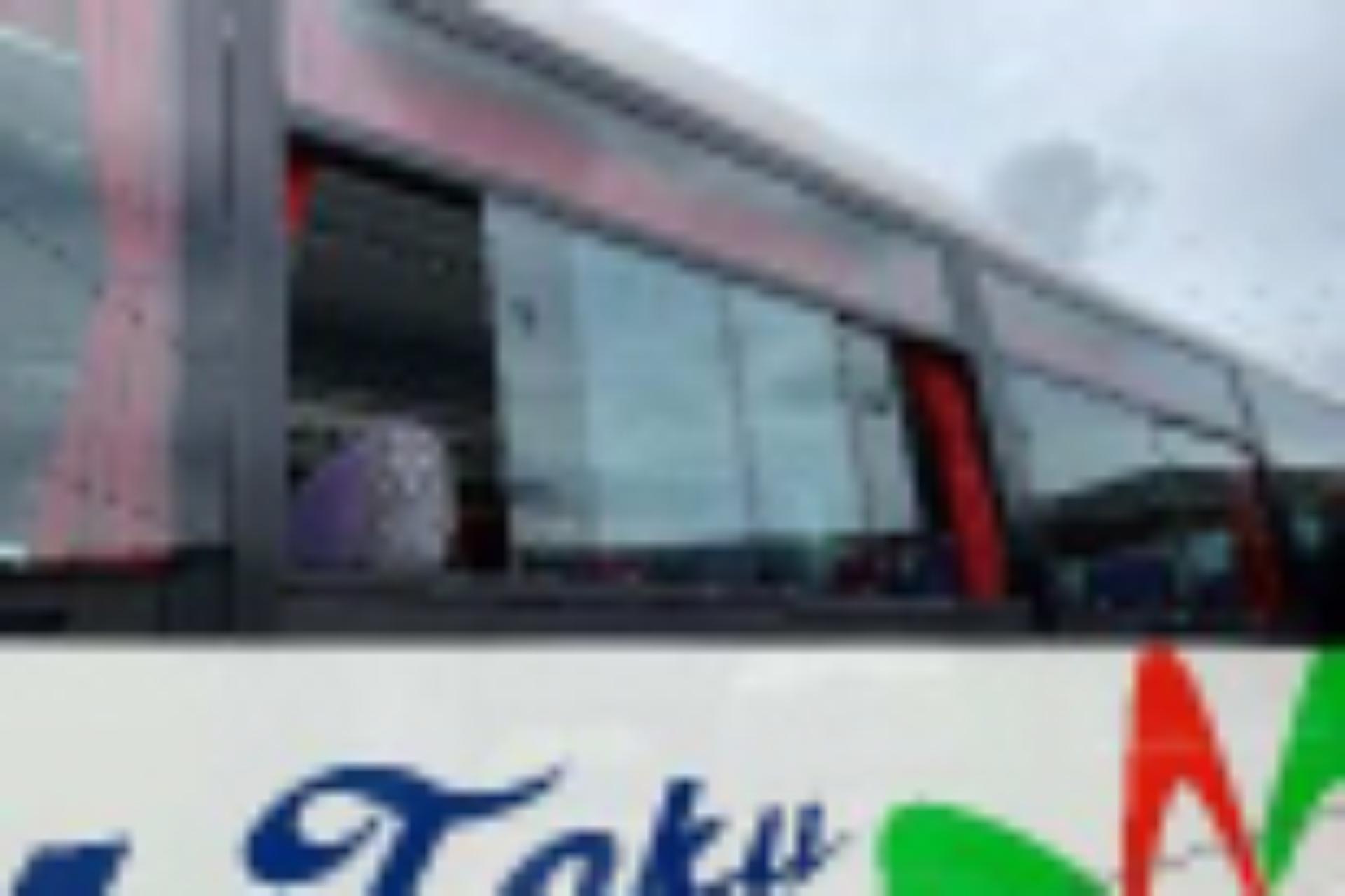 車内換気の様子